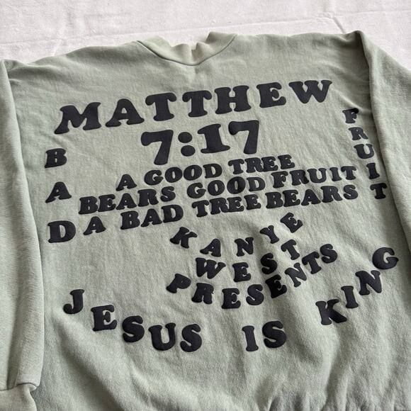 Cactus Plant Flea Market Kanye West Jesus Is King Sweatshirt L Yeezy Sweatshirt - Picture 2 of 9